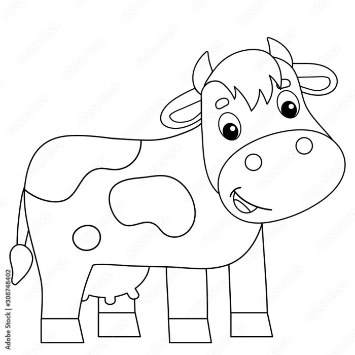 Farm animals in spanish coloring pages