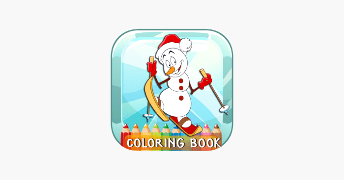 Christmas coloring book app