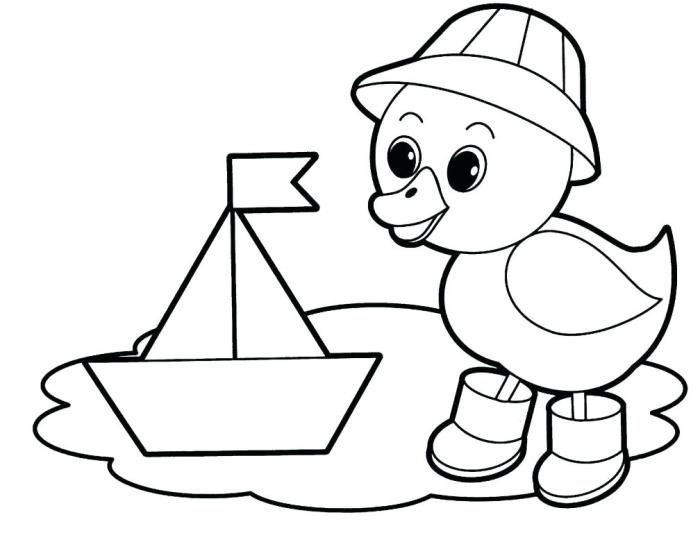 Coloring pages animals easy