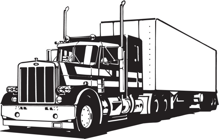 Big rig coloring book