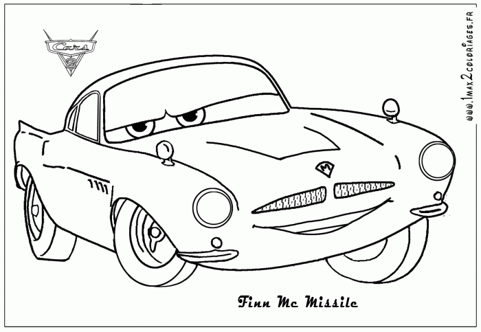 Cars 2 coloring book