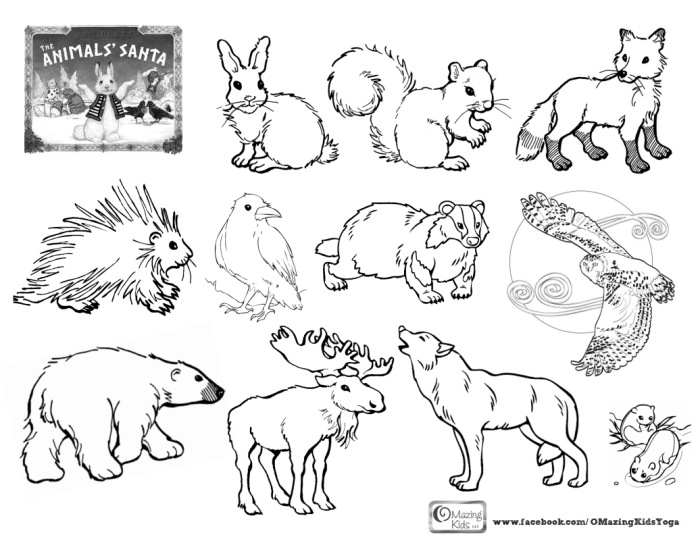 Dover coloring book forest animals