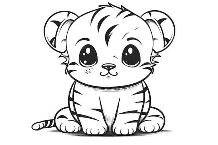 Kawaii animals coloring pages printable