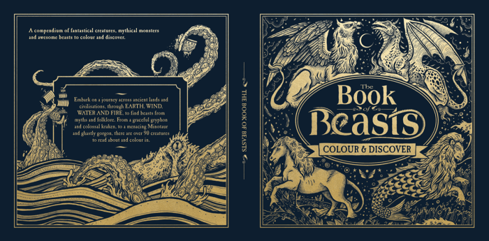 Book of beasts coloring book