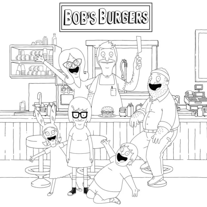 Bob's burgers coloring book pdf