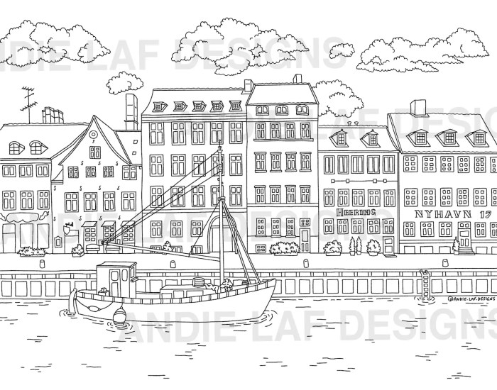 Denmark animals coloring pages