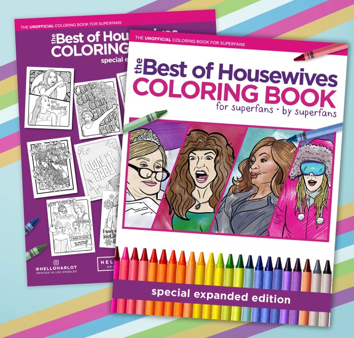 Best of housewives coloring book