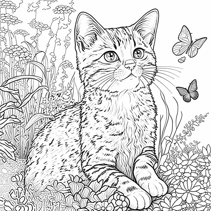 Detailed realistic animal coloring pages