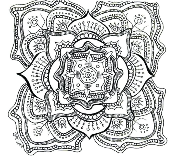 Elaborate animal coloring pages