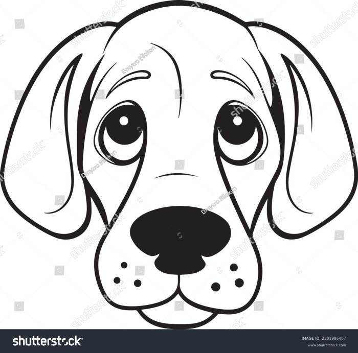 Dog anime coloring pages