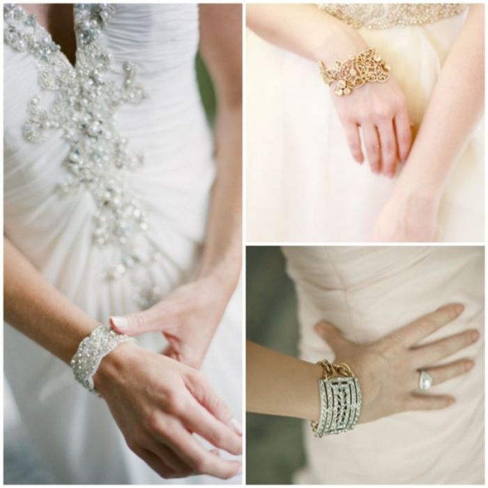 Jewelry to wear with strapless wedding dress