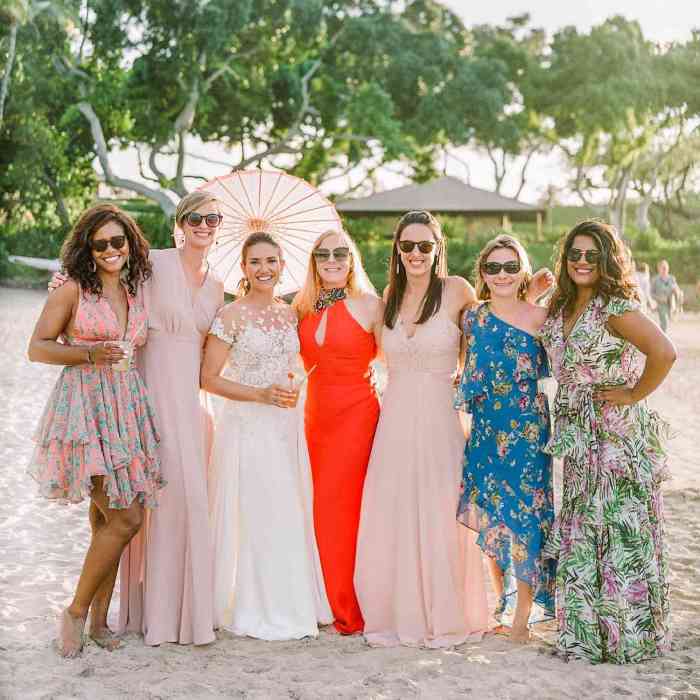 Island wedding guest dresses