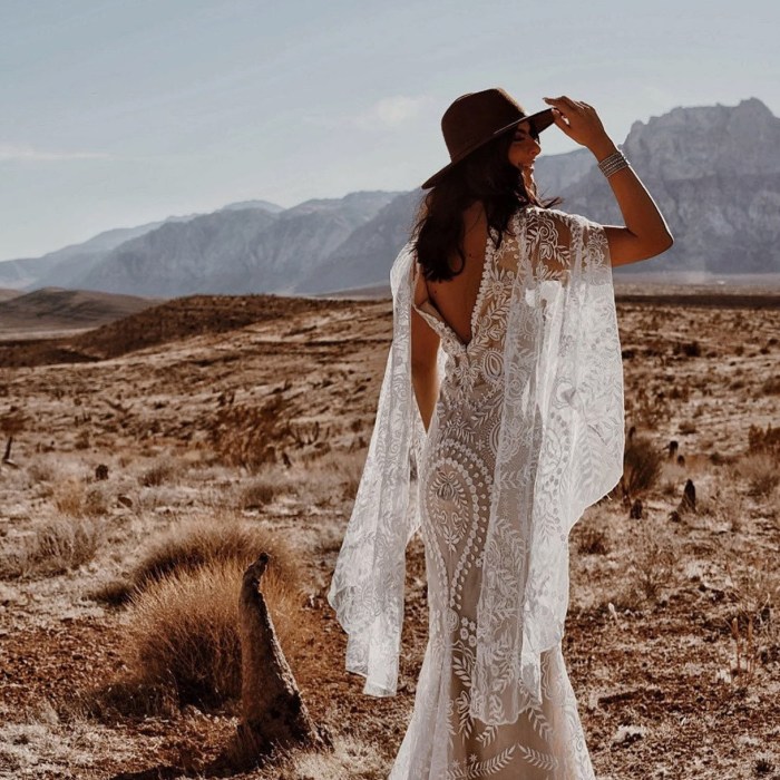 Boho wedding dress near me