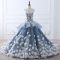 Royal Blue Wedding Dress for Bride